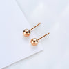 simple small Ball Stud Earrings