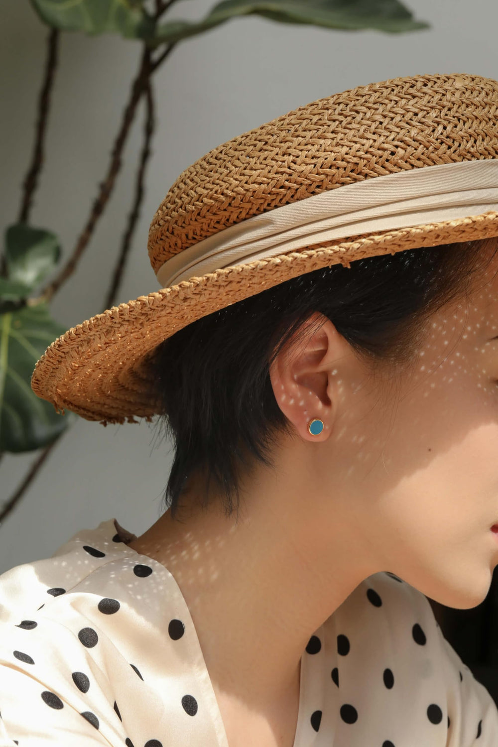 S.Leaf 18K Gold Plated Earrings for Women Shell Earrings