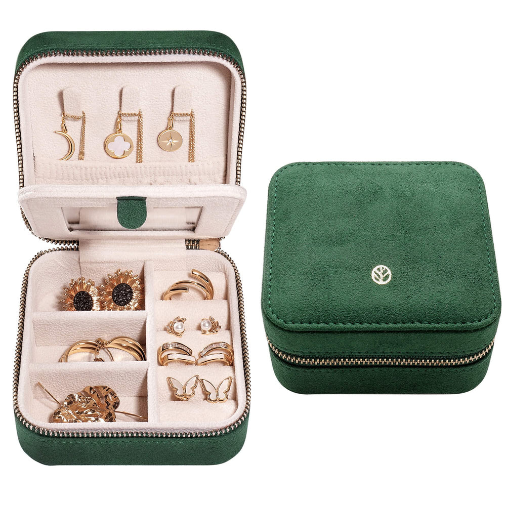 S.Leaf Travel Jewelry Organizer Boxes for Women Small Portable Boxes