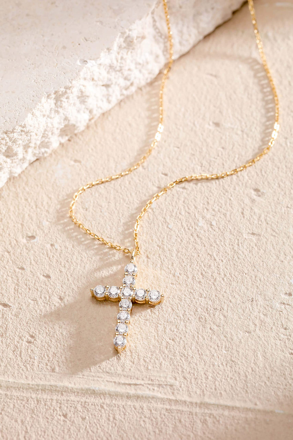 925 Sterling Silver Small Cross Necklace