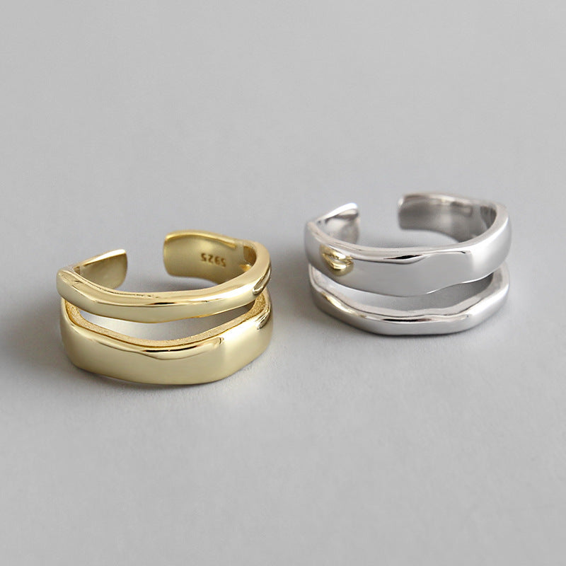 stackable adjustable Miniamlist Layered Ring giftideas