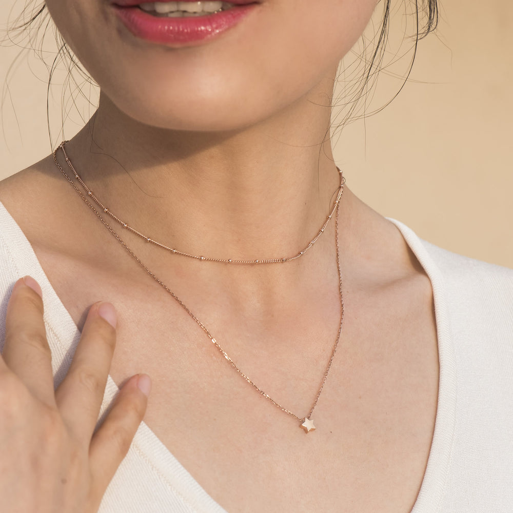 dainty Satellite Chain Choker for women