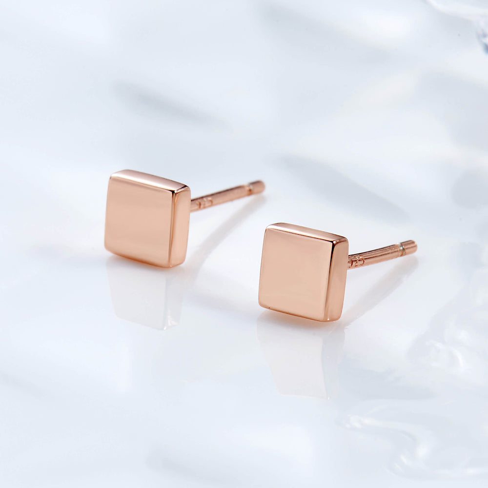 Square Stud Earrings