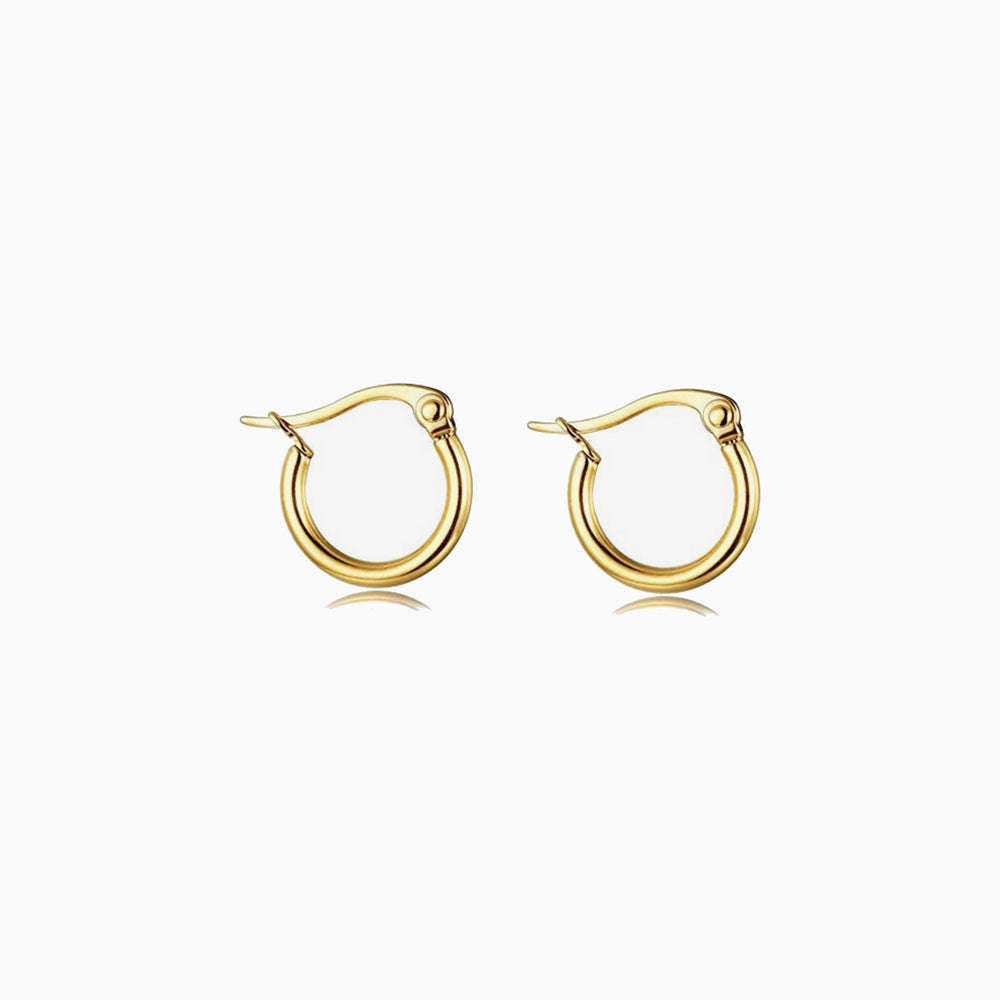 hoop earrings gold