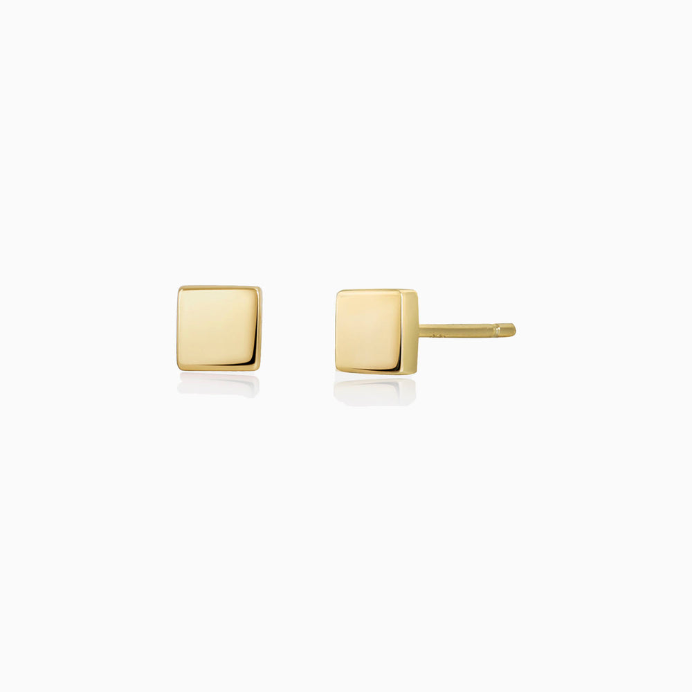 Square Stud Earrings