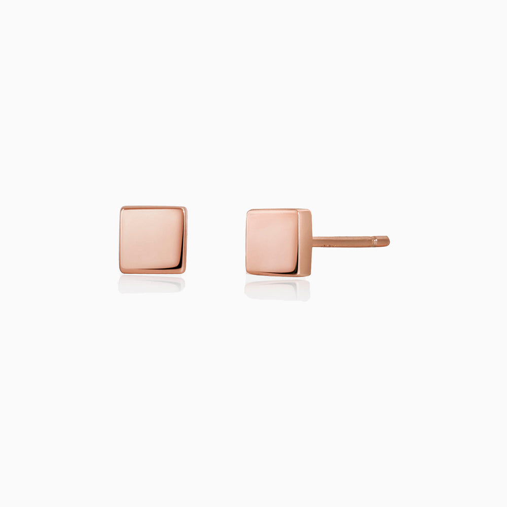 Square Stud Earrings